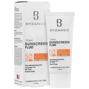 فلوئید ضد آفتاب رنگی SPF50 پوست چرب