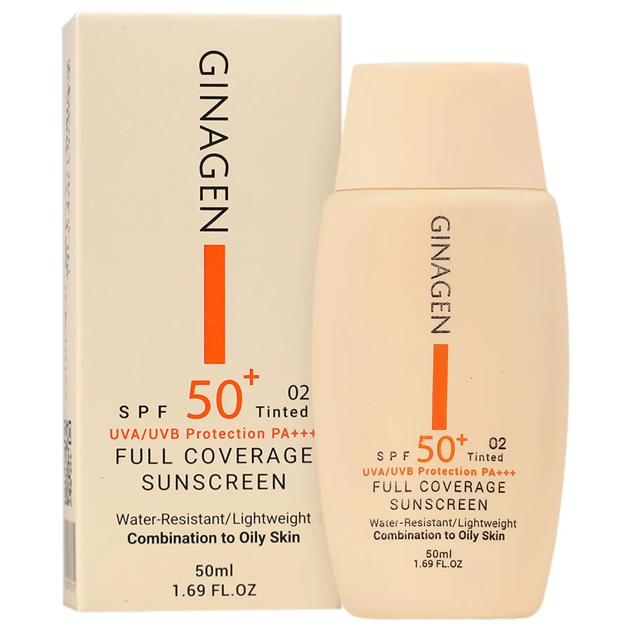 کرم ضد آفتاب رنگی پوست چرب SPF50