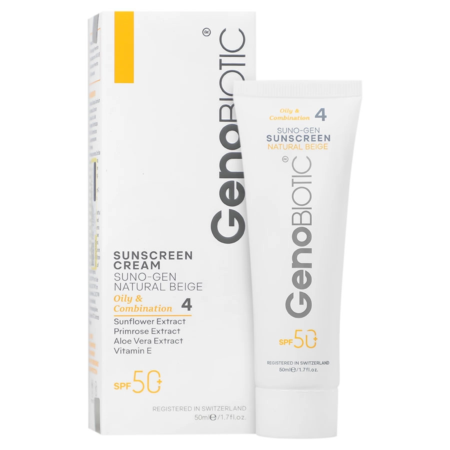 کرم ضد آفتاب پوست های چرب SPF50 سانو ژن