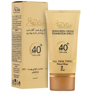کرم ضد آفتاب کرم پودری انواع پوست SPF40