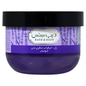 ژل اسکراب شکری بدن لوندر