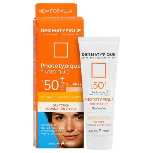 فلویید ضد آفتاب پوست چرب SPF50 (بژ روشن)